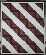 Logcabin Quilt 85" x 74"