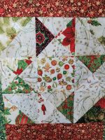 3 Block Christmas Star table runner