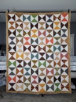 Quilt Hour Glass pattern 88 x 72