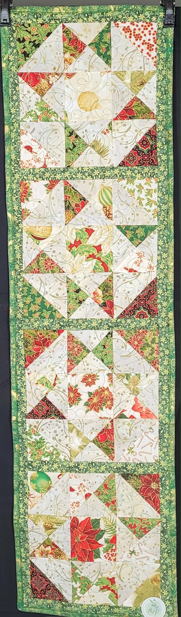 96b268_b8880426ed124c189088d62bfc5e18famv2-1.jpeg 4 block Christmas table runner - Image 1