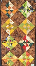 Brown swirl/Diamond Table Runner